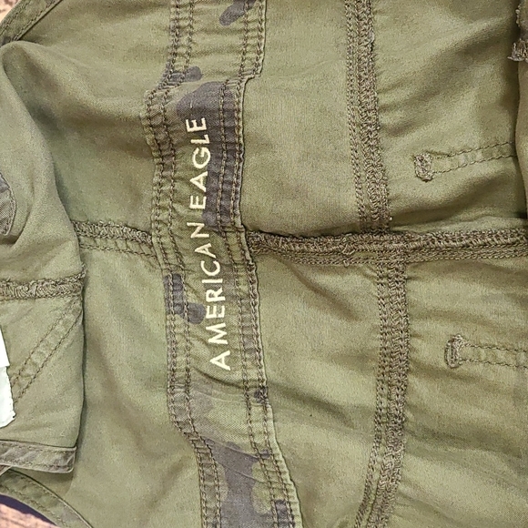 AEO Camo Tomgirl Overalls - Picture 12 of 13